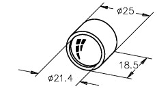 Kombinationskondensor, f = 16 mm aus Kronglas 