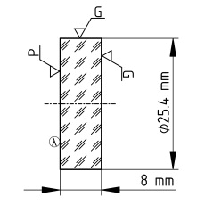 Planspiegel mit dielektrischer Beschichtung LBSM-UV 