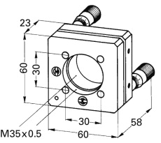 Adjustable Optic Holder 31.5 