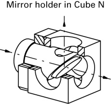 Mirror Holder 45°/7x12 