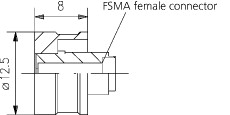 Fiber Optic Adapter N FSMA 